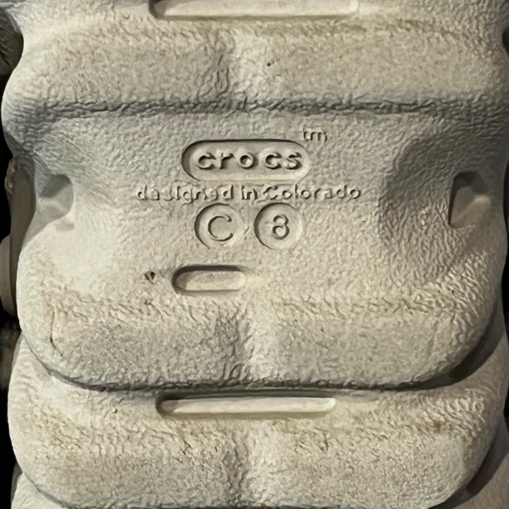 CROCS Kids' Light Gray Sandals - Picture 5 of 5